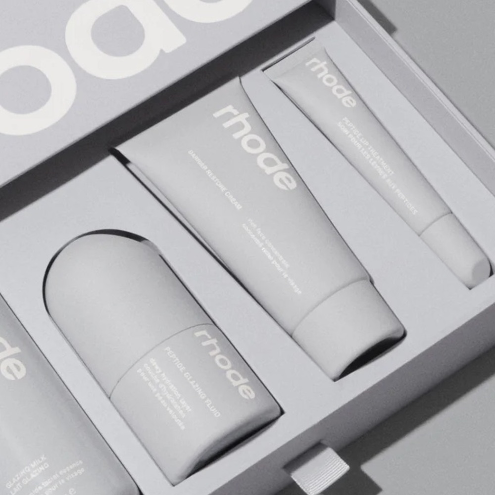 Rhode Peptide Glazing Fluid, Barrier Restore Cream and Peptide Lip Treatment